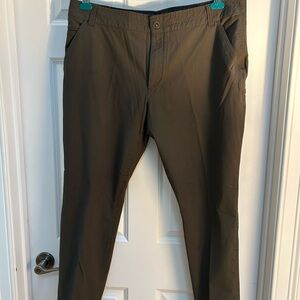 NWOT MENS KUHL BROWN “RESISTOR CHINO” 40x32 BROWN